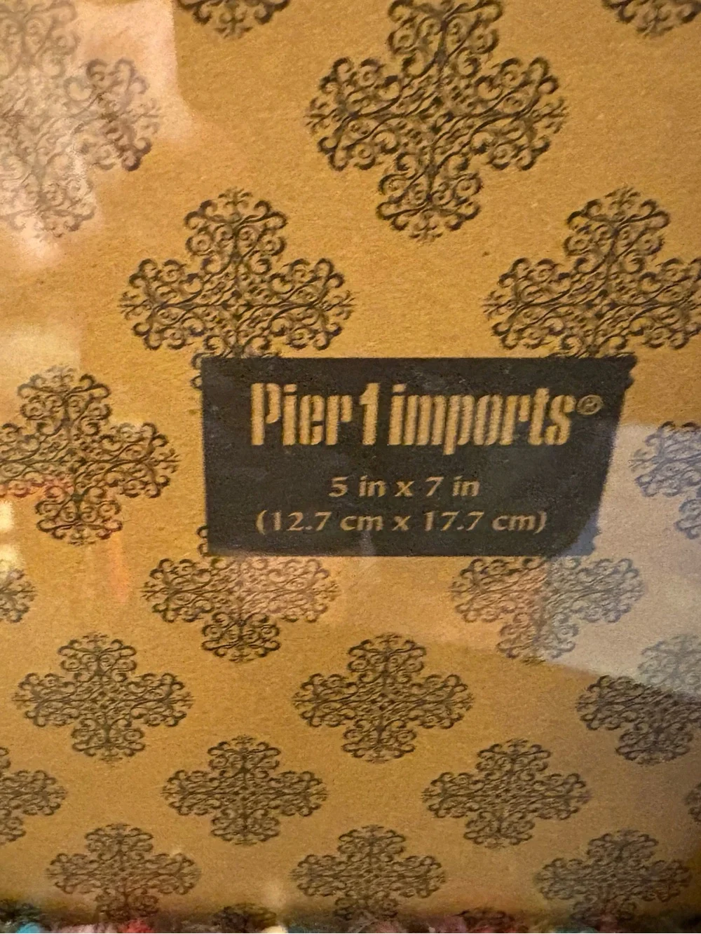 Pier 1 Imports - Two Decorative 5x7 Picture Frames